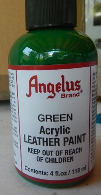 Angelus Leather Paint Green